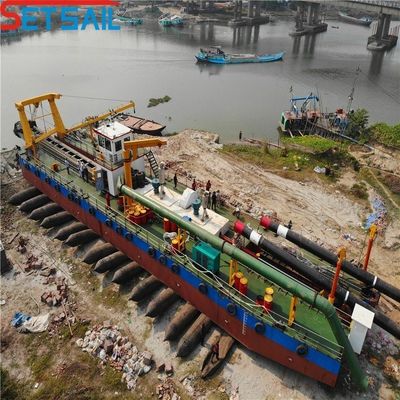 Dredger di aspirazione a taglio personalizzato con soluzione di dragaggio a testa di taglio a controllo idraulico