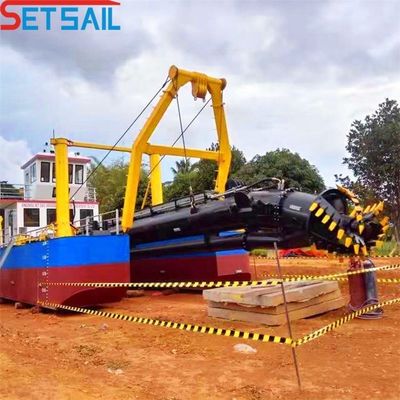 Dredger di aspirazione a taglio personalizzato con soluzione di dragaggio a testa di taglio a controllo idraulico