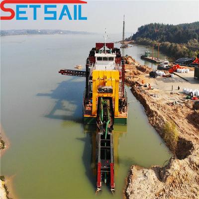 Cummins 160kw-3000kw Cutter Suction Dredger Macchine per l'estrazione di minerali con paracadute per l'agitazione dell'oro