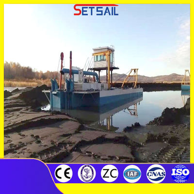 120 tonnellate Peso totale 31 metri 12 pollici Cutter Suction Dredging River Sand Boat per il fango del lago