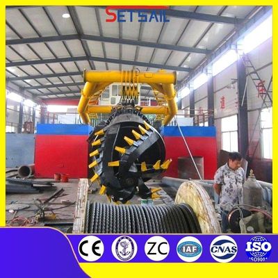 120 tonnellate Peso totale 31 metri 12 pollici Cutter Suction Dredging River Sand Boat per il fango del lago