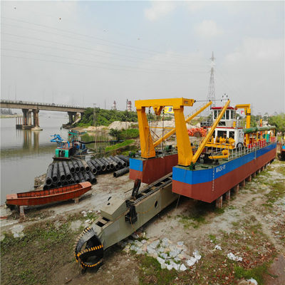 Siemens PLC Control Cutter Suction Sand Dredger Machine con consumo di carburante 34L-500L