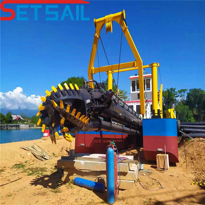 Dredger a aspirazione da 10 pollici con motore ausiliario di potenza di 122 kW di Siemens e Cummins