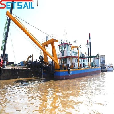 Dredger a aspirazione da 10 pollici con motore diesel e diametro della testa da taglio di 1200 mm