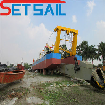 Hydrocyclone Siemens PLC Hydraulic Cutter Suction Sand Dredger Machine con pompa