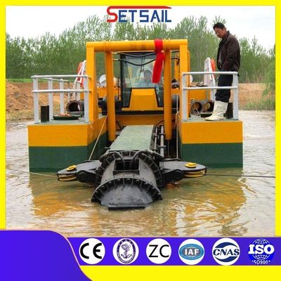 Pagamento completo Distanza di scarico lunga 10 pollici Cutter Suction Dredger con Booster Station