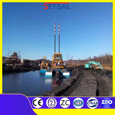 Pagamento completo Distanza di scarico lunga 10 pollici Cutter Suction Dredger con Booster Station