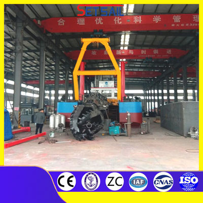 1000 metri Distanza di scarico 10 pollici Cutter Suction Lake Sand Dredger con idrociclone