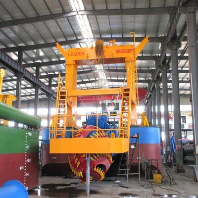 53 Meter Head Full 10 Inch Cutter Suction Dredger Costo di spedizione e sistema di mornitoring