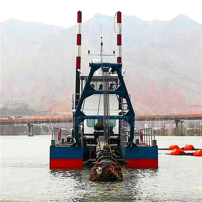 Motore idraulico diesel 10 pollici Cutter Suction River Sand Boat con 1500m3 di flusso d'acqua