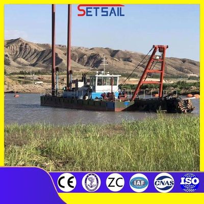 Motore idraulico diesel 10 pollici Cutter Suction River Sand Boat con 1500m3 di flusso d'acqua