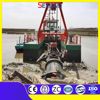 Motore idraulico diesel 10 pollici Cutter Suction River Sand Boat con 1500m3 di flusso d'acqua