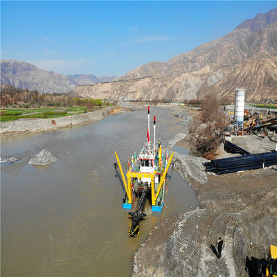 Dredger di aspirazione da 10 pollici per attrezzature di dragaggio professionali di fiume lago