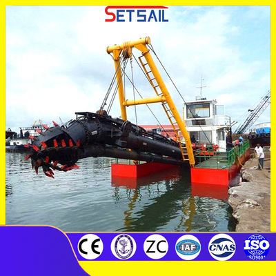 Dredger a aspirazione da 10 pollici per 1500 m3 di flusso d'acqua e 1000 metri di distanza di scarico