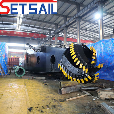 68000.000kg Pacchetto Peso lordo 10 pollici Cutter Suction Dredger con motore diesel