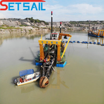 1500m3 Tagliatore di flusso d'acqua Scavatrice di aspirazione per progetto minerario in applicazioni marine