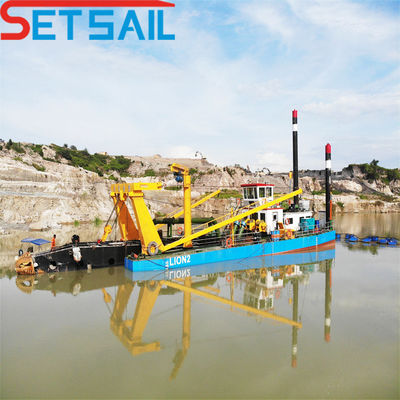 1500m3 Tagliatore di flusso d'acqua Scavatrice di aspirazione per progetto minerario in applicazioni marine