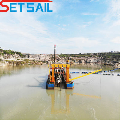 1500m3 Tagliatore di flusso d'acqua Scavatrice di aspirazione per progetto minerario in applicazioni marine