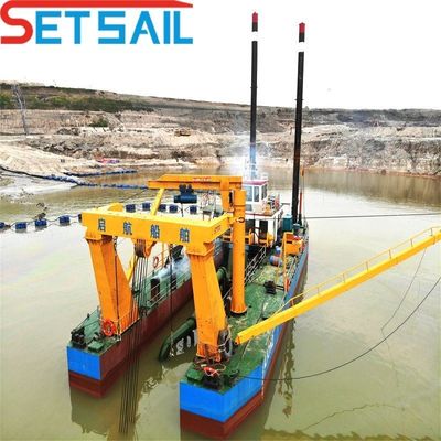 1500m3 Tagliatore di flusso d'acqua Scavatrice di aspirazione per progetto minerario in applicazioni marine