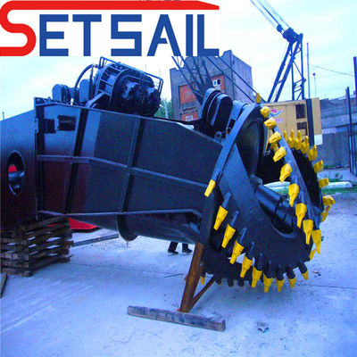 Dredger idraulico per motori diesel a scarico di spud per un flusso massimo di acqua di 20000m3