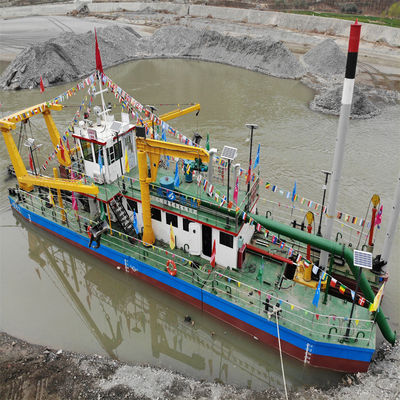 Siemens PLC Cutter Suction Lake Mud Dredger con verricello idraulico Requisito di pagamento completo