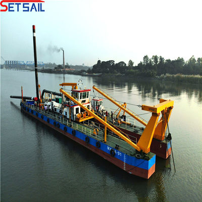 31.1 Meter Lunghezza totale US Set Vela 10 pollici Cutter Suction Silt Dredger con denti di taglio