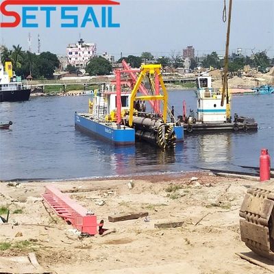 10 pollici Cutter Suction Sand Dredger doppia testa di taglio per l' elevata capacità di dragaggio della sabbia