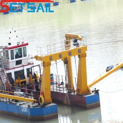 10 pollici Cutter Suction Sand Dredger doppia testa di taglio per l' elevata capacità di dragaggio della sabbia