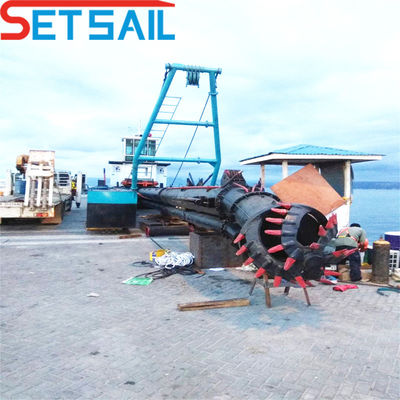 10 pollici Cutter Suction Sand Dredger doppia testa di taglio per l' elevata capacità di dragaggio della sabbia
