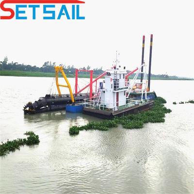 10 pollici Cutter Suction Sand Dredger doppia testa di taglio per l' elevata capacità di dragaggio della sabbia