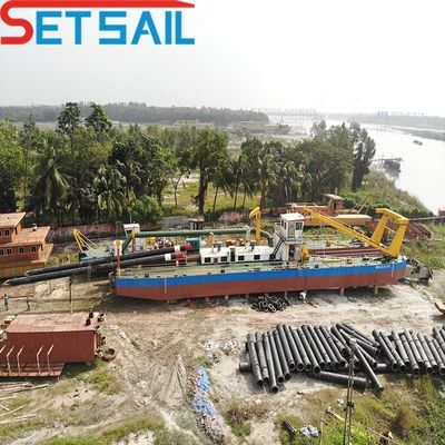 Weichai Diesel Engine 8 Inch Cutter Suction Dredger per un servizio post-vendita permanente