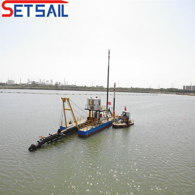 Flusso d'acqua 800m3 Motore diesel 8 pollici Tagliatore aspiratore di sabbia dragatore con Siemens PLC