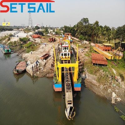 Dredger di sabbia ad aspirazione per progetti di dragaggio