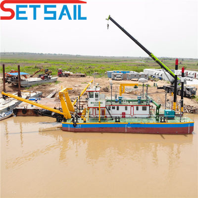 Tipo di slot CTN Motore diesel personalizzato Pompa idraulica 8 pollici Cutter Suction Sand Boat