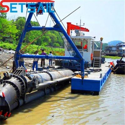 Lunghezza totale 31,1 metri Siemens PLC Motore diesel 8 pollici Cutter Suction Sand Dredger