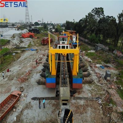 Dredger di sabbia ad aspirazione da 8 pollici con peso lordo di 90000.000 kg