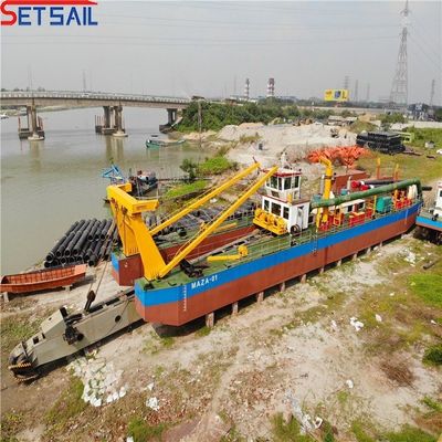 Dredger di sabbia ad aspirazione da 8 pollici con peso lordo di 90000.000 kg