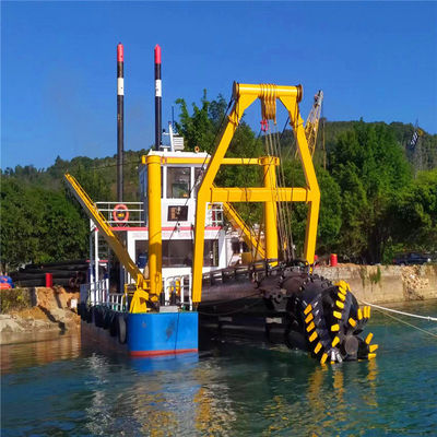 Macchina per il dragaggio fluviale CTS tipo slot Taglio idraulico Scavatrice ad aspirazione con motore Cummins