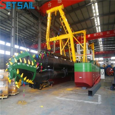 Larghezza totale 5,5 metri Personalizzato realizzato in 8 pollici River Sand Dredger