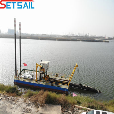 Larghezza totale 5,5 metri Personalizzato realizzato in 8 pollici River Sand Dredger