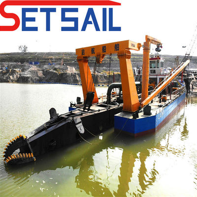 QHCSD-227 Full Hydraulic Spud Carriage Cutter Suction Dredger con richiesta personalizzata