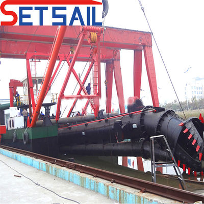 46 metri di testa Shijiazhuang pompa di sabbia 8 pollici Cutter aspiratore dragaglio con sistema di mornitoring
