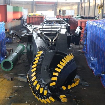 Profondità di dragaggio 8-30m Set Sail River Sand Cutter Suction Dredger con pompa idraulica