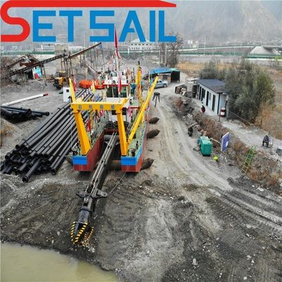 CTN tipo slot motore diesel tagliatore aspiratore di sabbia con testa di taglio da 50 kW a 600 kW
