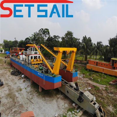 CTN tipo slot motore diesel tagliatore aspiratore di sabbia con testa di taglio da 50 kW a 600 kW