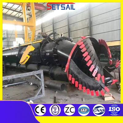Servizio post-vendita a vita Motore diesel 6 pollici Cutter Suction Dredger con Boom di ancoraggio