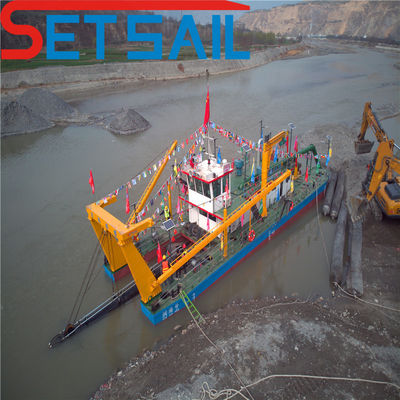 Dredger ad aspirazione automatico a motore diesel personalizzato con testa di taglio idraulica