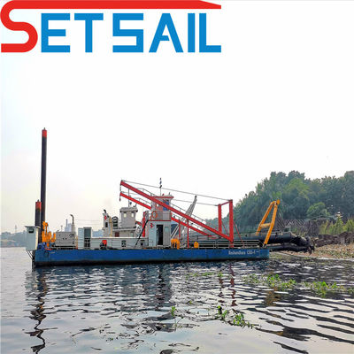 Dredger ad aspirazione automatico a motore diesel personalizzato con testa di taglio idraulica