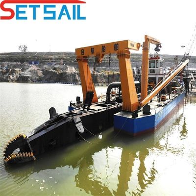 Weichai Diesel Engine 6 Inch Cutter Suction Sand Dredger per l'estrazione di sabbia pesante
