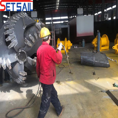 Dredger idraulico per aspirazione di fango con pacchetto Dimensione 3100.00cm * 500.00cm * 200.00cm